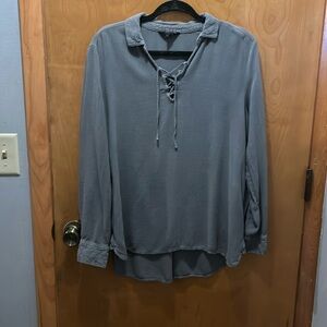 L Rock Republic grey blouse